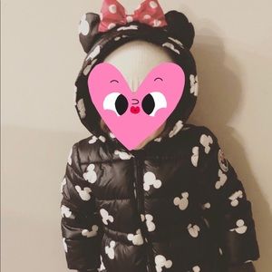 HM Minnie Mouse Puffer Jacket